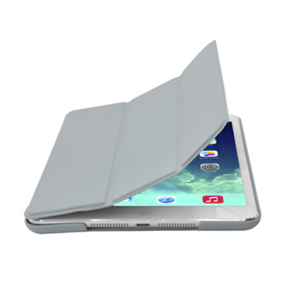 Cirago iPad Mini Case with Retina Display  PU  Slim-Fit  3-Fold  PC Shell Grey