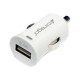 Cirago Super Car Charger w/ 2.4A boost for all phones/iPADs (White)