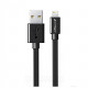 Lightning Flat Cable (Black, 3 ft)