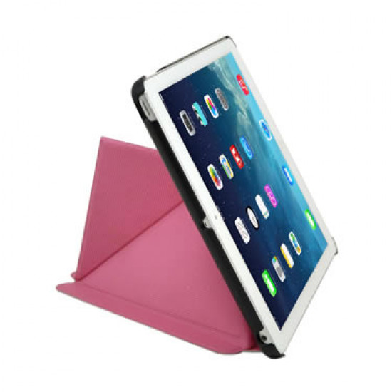 Slim-Fit Origami Case with Stand for iPad Air - Pink