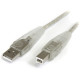 USB Cable, Fast Speed PC - Data, Printer, Scanner Cable USB A to B Long Gray (5 Meter, Heavy Duty NRCS Approved)