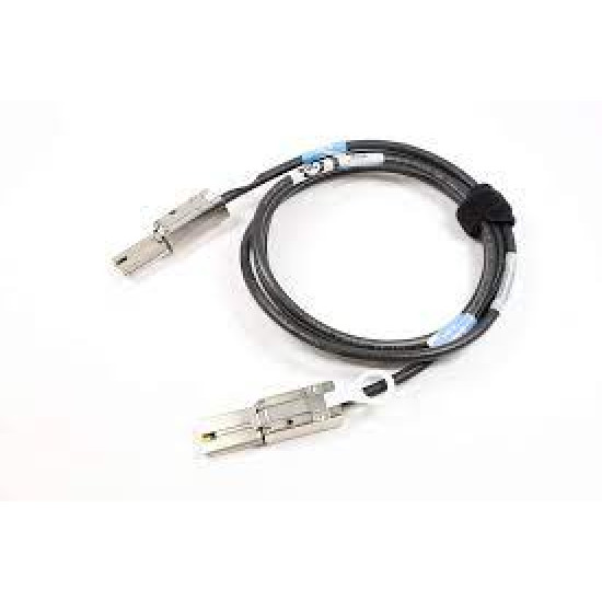 EMC / Molex Mini-SAS SFF-8088 to SFF-8088, Data Centre (Enterprise Grade) 2M Cable, Black