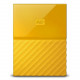 2TB WD My Passport 2.5 USB 3.0 Portable Hard Drive, Yellow, Retail Box