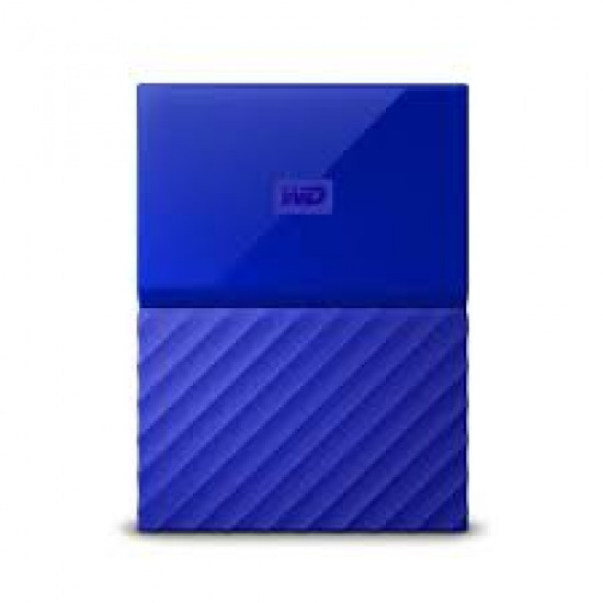 2TB WD My Passport 2.5 USB 3.0 Mac Hard Drive, Blue, Retail Box