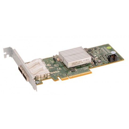 Dell SAS-6 GB HBA External Controller Card. Full Height, Perc H200E Dual Port, PCI-E Host Bus (Renew, 1 Yr Warranty)