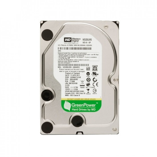 Western Digital AV-GP 2TB 64MB SATA 3.5 Internal HDD