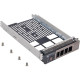 New Dell 3.5 LFF Gen.13, SATA or SAS Tray Caddy (for: R620, R610, R410, T710, R720, R730, R630 R430, T430, MD1400, MD3400), Screw Incl.