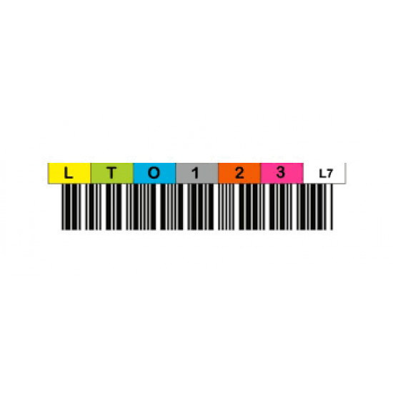 LTO-7 Barcode Label  (Random numbered)