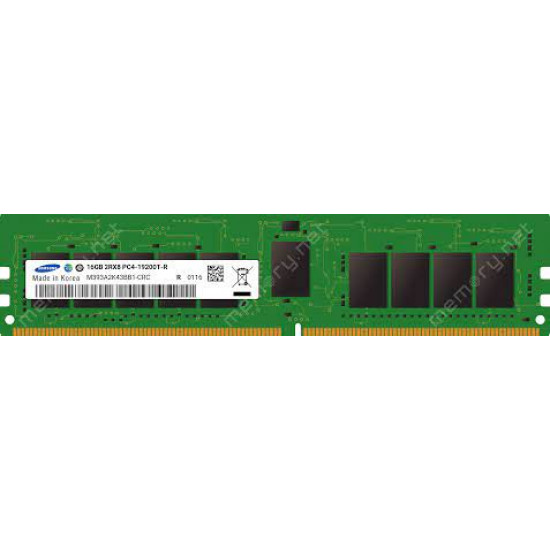 16GB Samsung, DDR4-2400Mhz, PC4-19200, 2RX8, ECC Registered, Server Memory Module