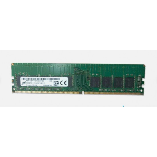 8GB Micron, DDR4-2400Mhz, ECC, UDIMM, PC4-19200, 2Rx8, Memory Module