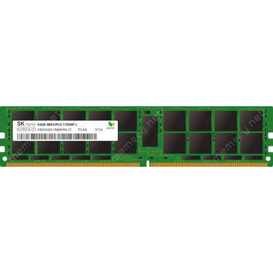 64GB Hynix, PC4-17000, DDR4 (2133MHz), Server Enterprise, ECC Registered CL15 288-Pin DIMM 1.2V Quad Rank Server Memory Module