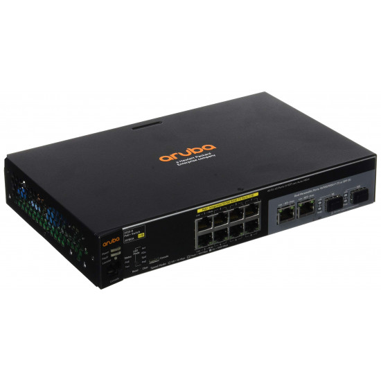 HP 2530-8-POE  SWITCH / Aruba 2530 switch with 8 power-over-Ethernet-plus ports and 2 dual personality ports