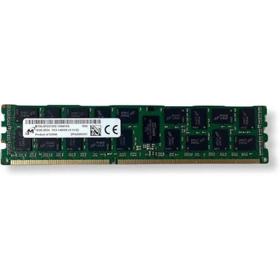 16GB Dell (Micron), DDR3-1866Mhz, PC3-14900, 2Rx4, RDIMM, ECC Registered, 1.5V, Server Memory RAM