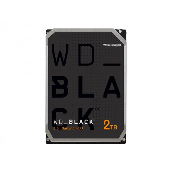 WD Desktop Black 2TB HDD 7200rpm 6Gb/s serial ATA sATA 64MB cache 3,5inch intern RoHS compliant Bulk