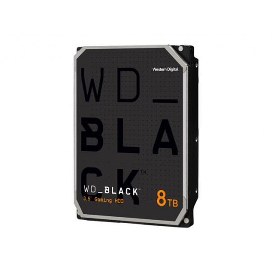 WD Desktop Black 8TB HDD 7200rpm 6Gb/s serial ATA sATA 128MB cache 3.5inch intern RoHS compliant Bulk