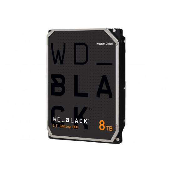 WD Desktop Black 8TB HDD 7200rpm 6Gb/s serial ATA sATA 128MB cache 3.5inch intern RoHS compliant Bulk