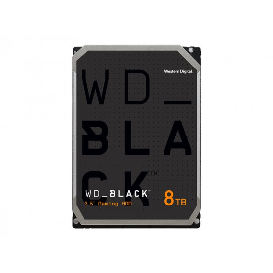 WD Desktop Black 8TB HDD 7200rpm 6Gb/s serial ATA sATA 128MB cache 3.5inch intern RoHS compliant Bulk