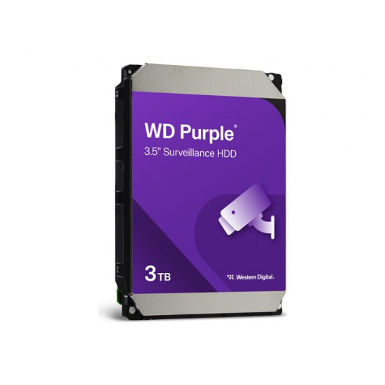 WD Purple 3TB SATA HDD 3.5inch internal 256MB Cache