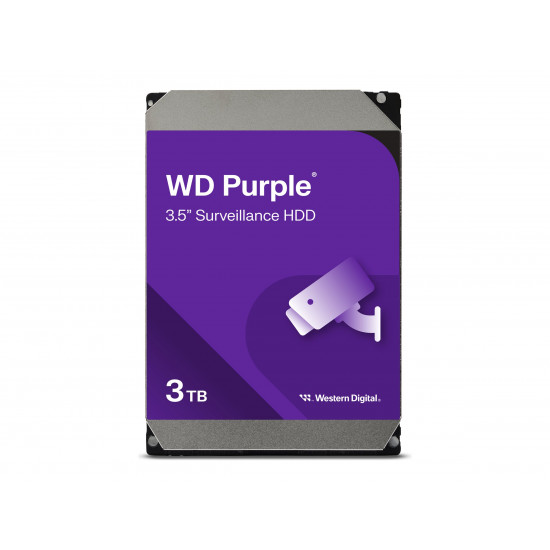 WD Purple 3TB SATA HDD 3.5inch internal 256MB Cache