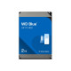 WD Blue 2TB SATA 6Gb/s HDD internal 3.5inch serial ATA 256MB cache 5400RPM RoHS compliant Bulk