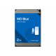 WD Blue 2TB SATA 6Gb/s HDD internal 3.5inch serial ATA 256MB cache 5400RPM RoHS compliant Bulk