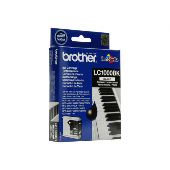 BROTHER LC-1000 ink cartridge black standard capacity 500 pages 1-pack