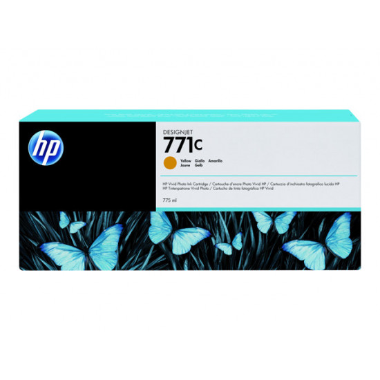 HP 771C Ink Yellow 775ml Designjet Z6200