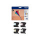 BROTHER LC-223 ink cartridge black and tri-colour standard capacity 1-pack blister without alarm