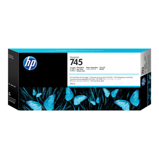 HP 745 300-ml Photo Black Ink Cartridge