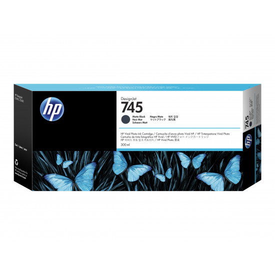 HP 745 300-ml Matte Black Ink Cartridge