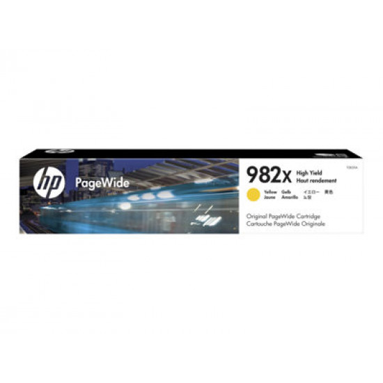 HP 982X High Yield Yellow Original PageWide Cartridge