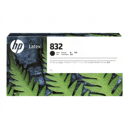 HP 832 1L Black Latex Ink Cartridge