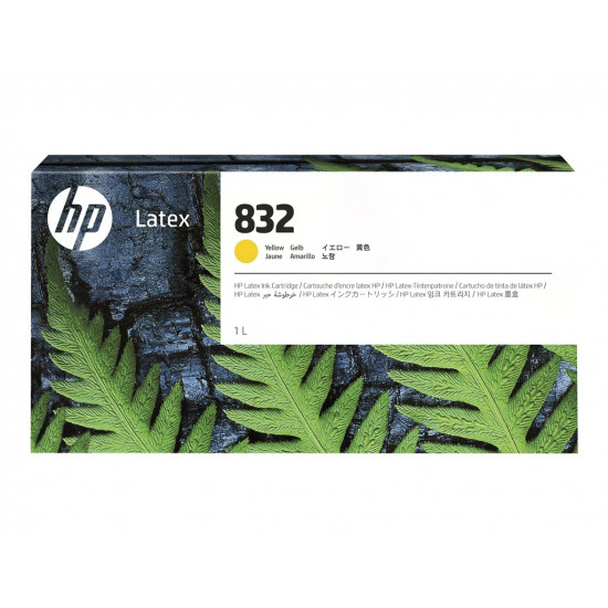 HP 832 1L Yellow Latex Ink Cartridge