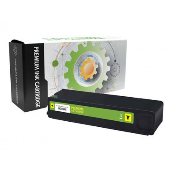 STATIC Ink cartridge compatible with HP M0J98AE 991X yellow remanufactured 16.000 pages