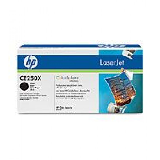 HP Toner CE250X black ColorSphere Color LaserJet CP3525