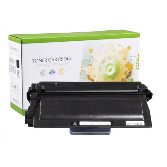 STATIC Toner cartridge compatible with Brother TN-750BK/TN-3380BK black compatible 8.000 pages