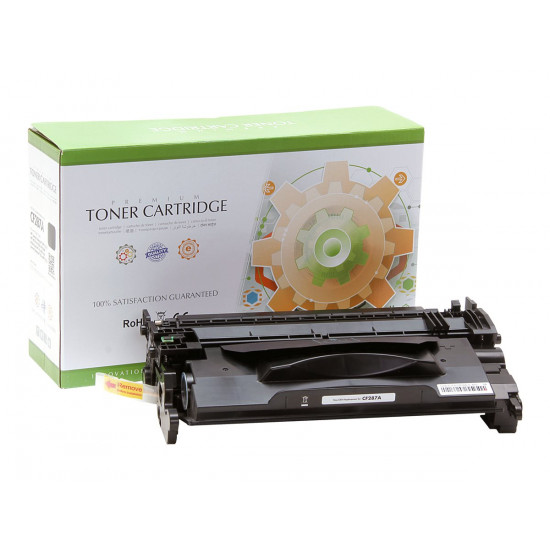 STATIC Toner cartridge compatible with HP CF287A black compatible 9.000 pages