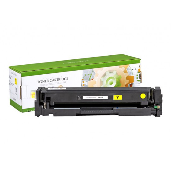 STATIC Toner cartridge compatible with HP CF402X yellow High Capacity compatible 2.300 pages