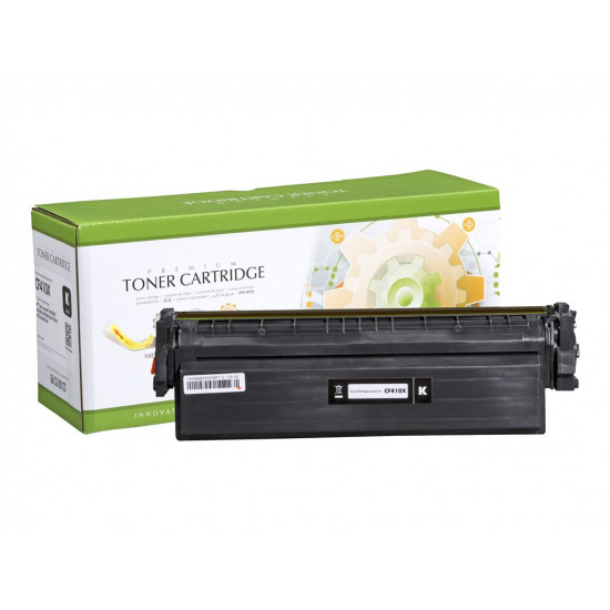 STATIC Toner cartridge compatible with HP CF410X black High Capacity compatible 6.500 pages