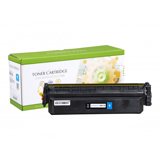 STATIC Toner cartridge compatible with HP CF411X cyan High Capacity compatitble 5.000 pages