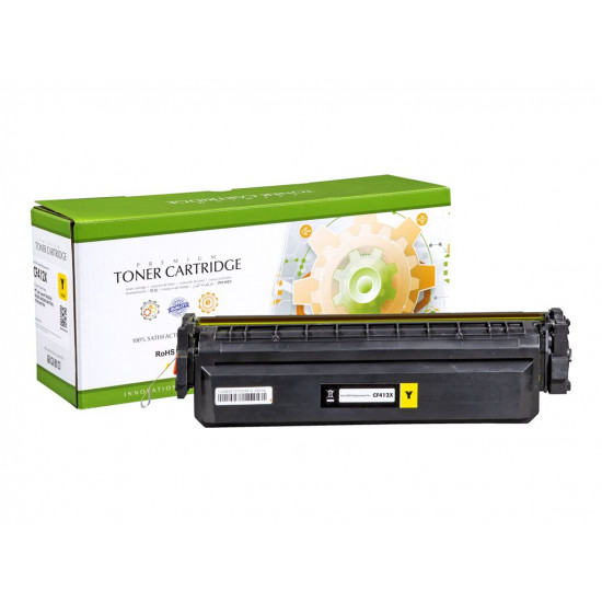 STATIC Toner cartridge compatible with HP CF412X yellow High Capacity compatible 5.000 pages