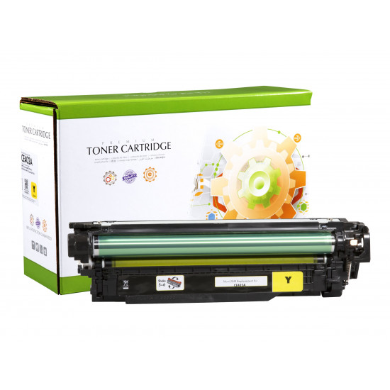 STATIC Toner cartridge compatible with HP CE402A yellow compatible 6.400 pages