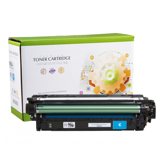 STATIC Toner cartridge compatible with HP CF031A cyan remanufactured 12.500 pages