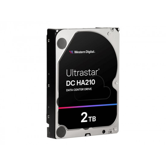 WESTERN DIGITAL Ultrastar DC HA210 3.5inch 26.1MM 2000GB 128MB 7200RPM SATA ULTRA 512N SE