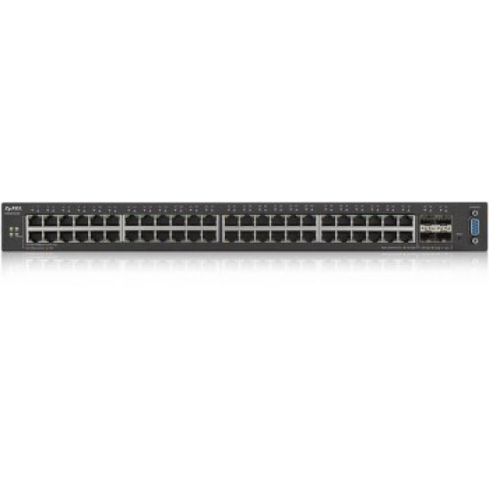 ZYXEL XGS2210-52, 48 PORT GIGABIT L2 MANAGED SWITCH, 4X 10G