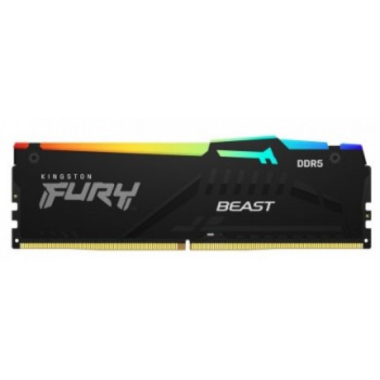 KINGSTON 16GB 6000MT/S DDR5 CL30 DIMM (KIT OF 2) FURY BEAST RGB EXPO