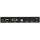 BLACK BOX KVX SERIES KVM EXTENDER OVER FIBER - 4K, SINGLE-HEAD, DISPLAYPORT, USB 2.0 HUB, SERIAL, AUDIO, LOCAL VIDEO WITH (2) SFPS, 1250-MBPS - LC, MM 1310NM, 2KM (LFP412)