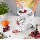 Zelmer ZMM9801B mincer 2200 W Stainless steel, White