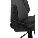 Aerocool CROWNASHBK, Ergonomic Gaming Chair, Adjustable Cushions, AeroWeave Technology, Black