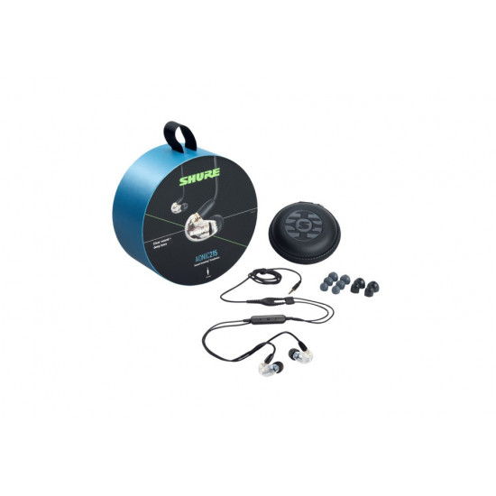 Shure AONIC 215 - in-ear headphones with single transducer and 3.5mm cable (transparent)